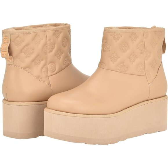 Guess Women's Jilla Platform Cold Weather Slip on Ankle Booties - Picture 6 of 6